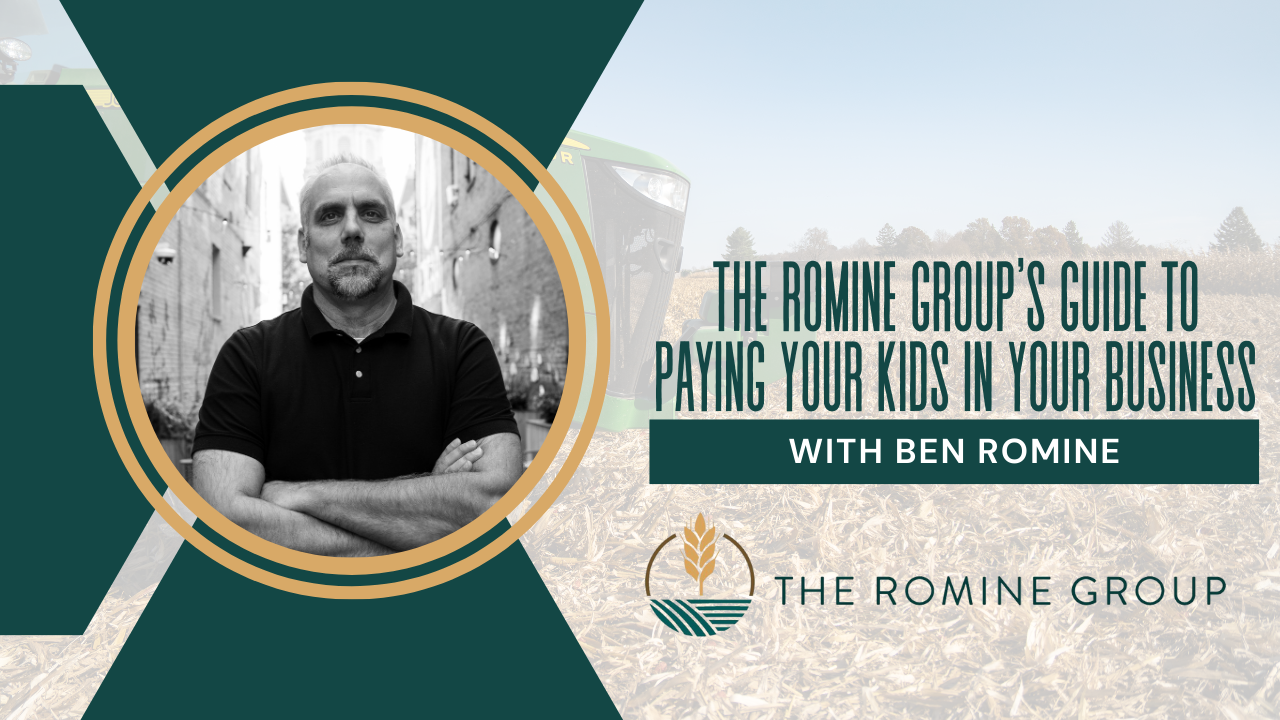 The Romine Group’s Guide to Paying Your Kids in Your Business